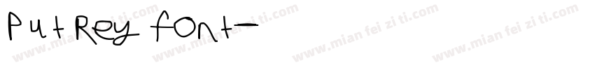 putrey font字体转换